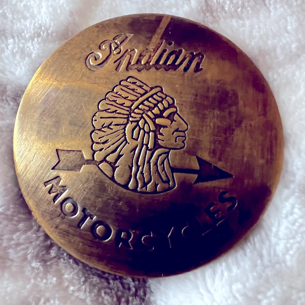 Brass pin, Indian motorcycle